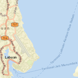 Labuan Street Map