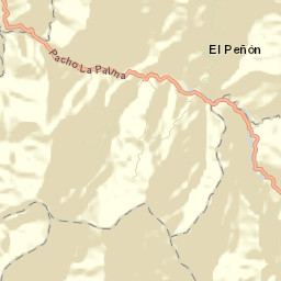 El Peñón Street Map