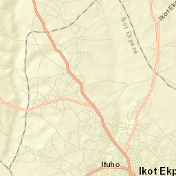 Ikot Ekpene Street Map