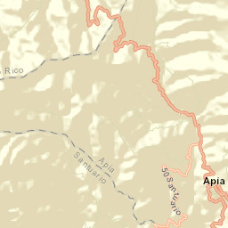 Apía Street Map