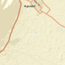 Aguazul Street Map