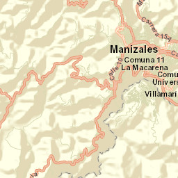 Manizales Street Map