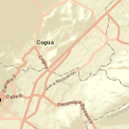 Cogua Street Map