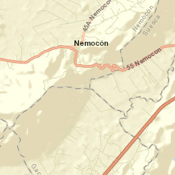 Nemocón Street Map