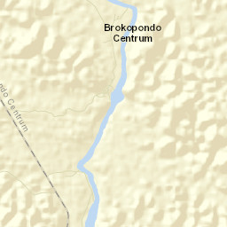 Brokopondo Street Map