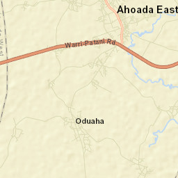 Ahoada Street Map