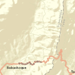 Subachoque Street Map