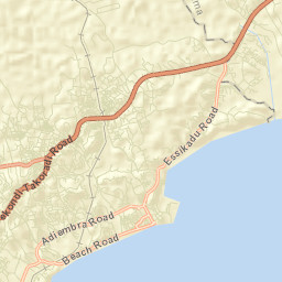 Sekondi-Takoradi Street Map
