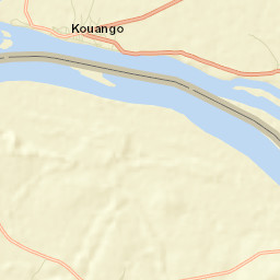 Kouango Street Map