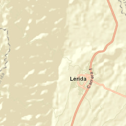 Lérida Street Map