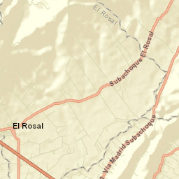 El Rosal Street Map