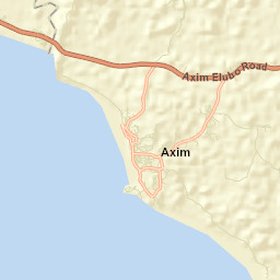 Axim Street Map