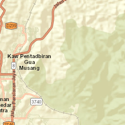 Gua Musang Street Map