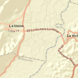 La Unión Street Map