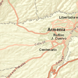 Armenia Street Map
