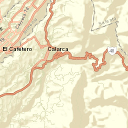 Calarca Street Map