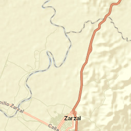 Zarzal Street Map