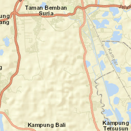 Batu Gajah Street Map