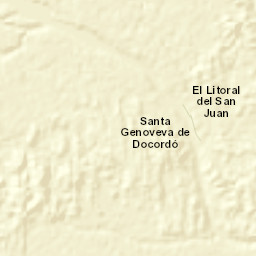 Litoral del San Juan Street Map