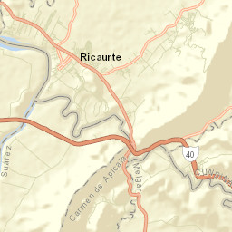 Ricaurte Street Map