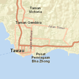 Tawau Street Map