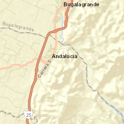 Bugalagrande Street Map