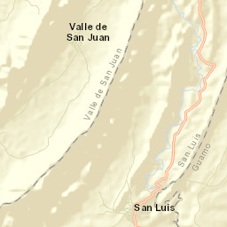 San Luis Street Map