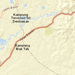 Tapah Road Street Map