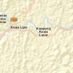 Kuala Lipis Street Map