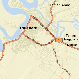 Teluk Intan Street Map