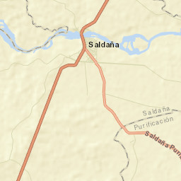 Saldaña Street Map
