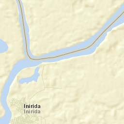 Inírida Street Map
