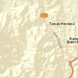 Raub Street Map