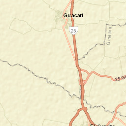 Guacarí Street Map