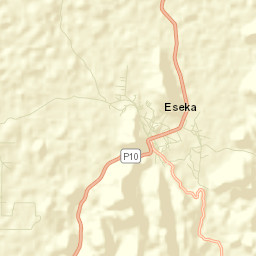 Eséka Street Map