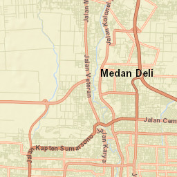 Kota Medan Street Map