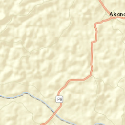 Akono Street Map