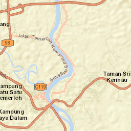Temerluh Street Map