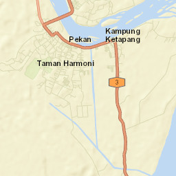 Pekan Street Map