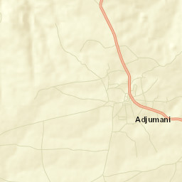 Adjumani Street Map