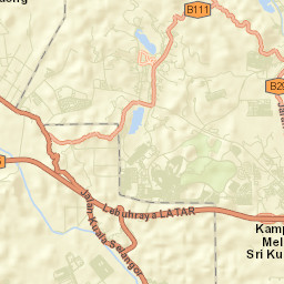 Batu Arang Street Map
