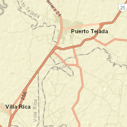 Puerto Tejada Street Map