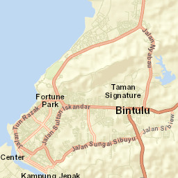 Bintulu Street Map