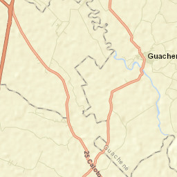Guachené Street Map