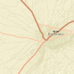 Baidoa Street Map