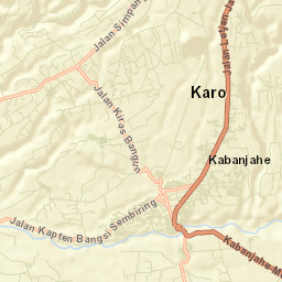 Kabanjahe Street Map
