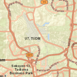 Shah Alam Street Map