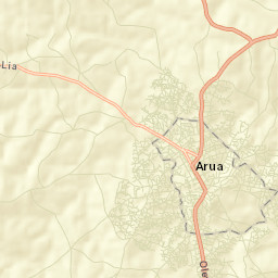 Arua Street Map