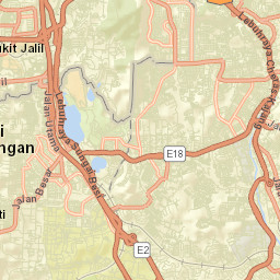 Kampong Baharu Balakong Street Map