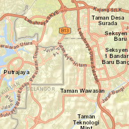 Putrajaya Street Map